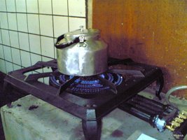 Kaffekoking på biogass